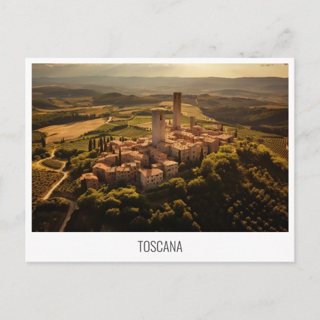 Toscana, Italy postcard (Front)