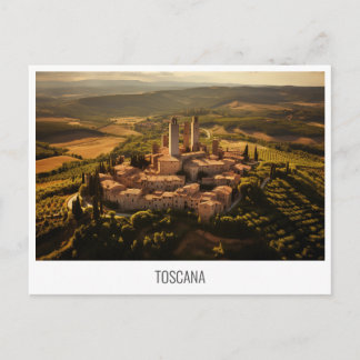 Toscana, Italy postcard