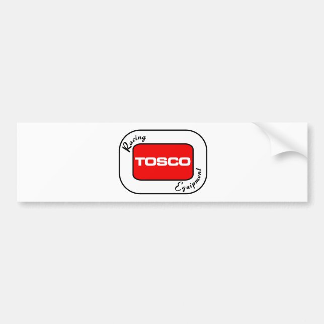 TOSCO Racing Equipment Bumper Sticker (Front)