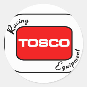 TOSCO Racing Equipment Classic Round Sticker