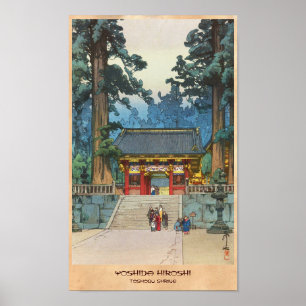 Toshogu Shrine Hiroshi Yoshida japanese fine art Poster