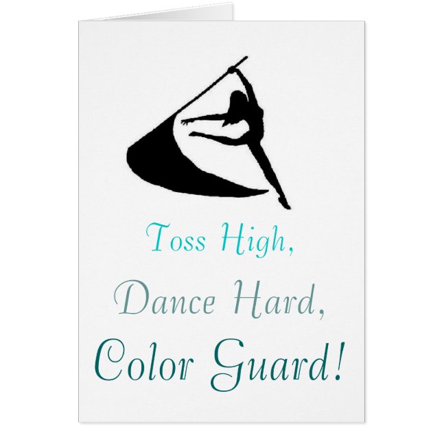 Toss High, Dance Hard, Colour Guard (Front)