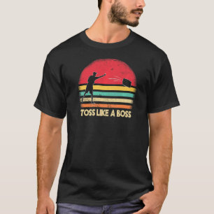Toss Like A boss Cornhole Team Bean Bag  Cornhole  T-Shirt