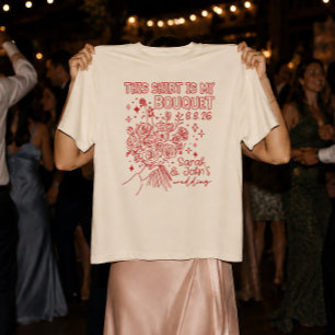 Toss Shirt Bouquet Custom Wedding & Bachelorette