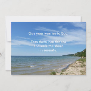 Toss your Worries, 2nd design- Coping Card