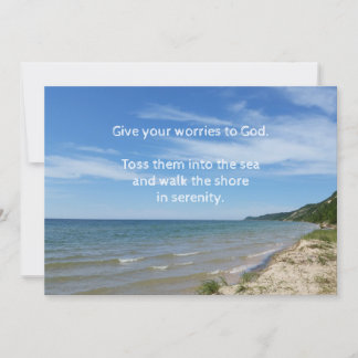Toss your Worries, 2nd design- Coping Card