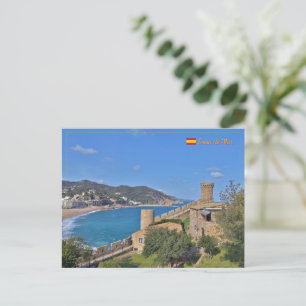 Tossa de Mar, Spain travel Holiday Postcard