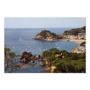 TOSSA DE MAR. Town located in the Costa Brava. Photo Print