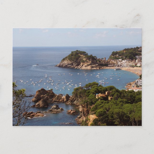 TOSSA DE MAR. Town located in the Costa Brava. Postcard (Front)