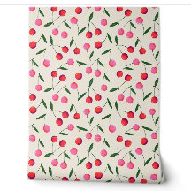 Tossed Retro Berry Cherries on Cream - Kitchen