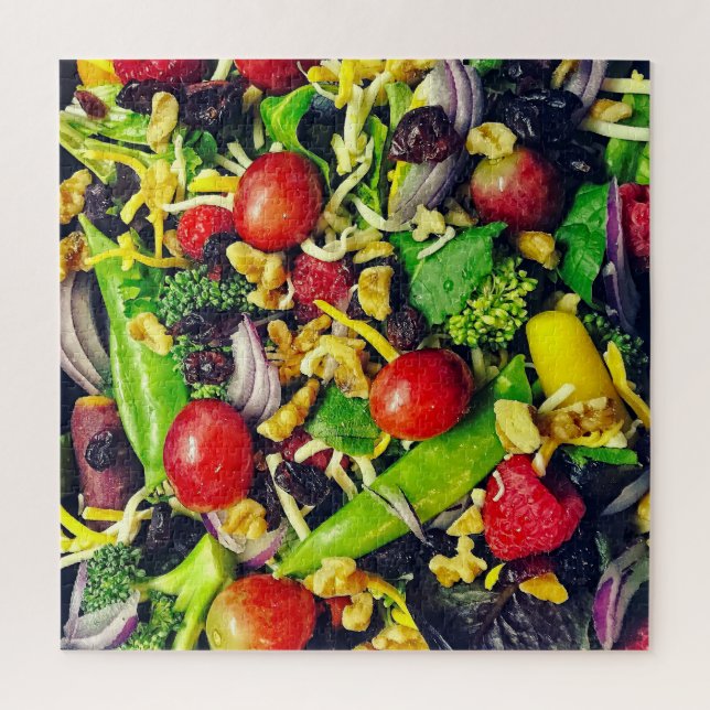 Tossed Salad & Fruit Lunch - 20x20 - 676 pcs. Jigsaw Puzzle (Vertical)