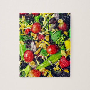 Tossed Salad & Fruit Lunch - 8x10 - 110 piece Jigsaw Puzzle