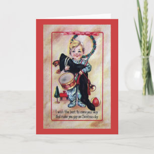 Tot Toting Xmas Loot Holiday Card