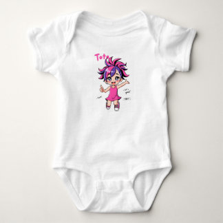 Tota Power!" – Energy Meets Cuteness Baby Bodysuit