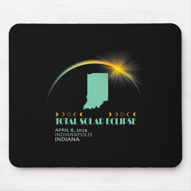 Total 2024 Solar Eclipse 2024 040824 V1  Mouse Mat (Front)