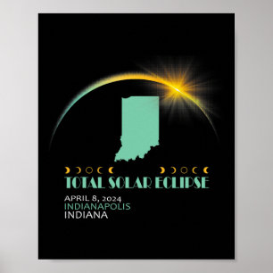 Total 2024 Solar Eclipse 2024 040824 V1 Poster