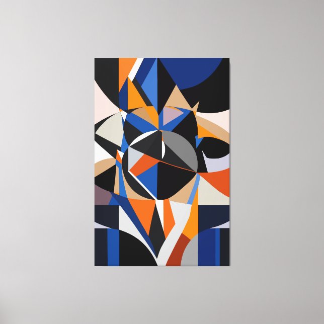 Total Abstraction Canvas Print (Front)