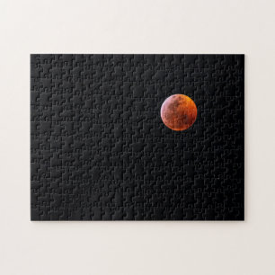 Total Blood Moon Eclipse Big Island Hawaii Jigsaw Puzzle