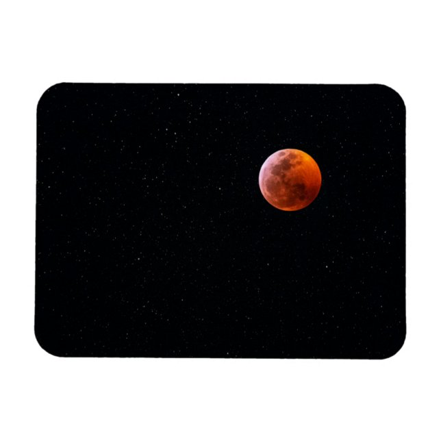 Total Blood Moon Eclipse | Big Island Hawaii Magnet (Horizontal)