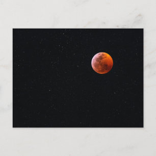 Total Blood Moon Eclipse   Big Island Hawaii Postcard