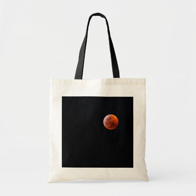 Total Blood Moon Eclipse | Big Island Hawaii Tote Bag (Front)