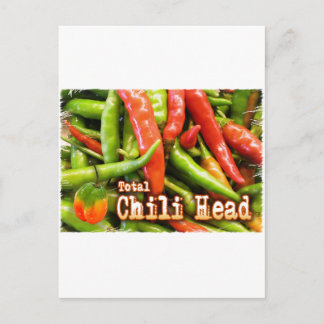 Total Chile Head Postcard