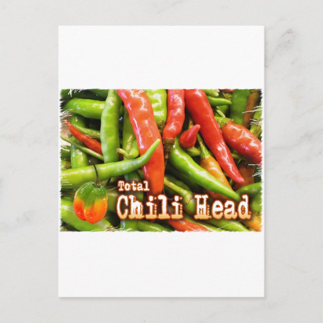 Total Chile Head Postcard (Front)