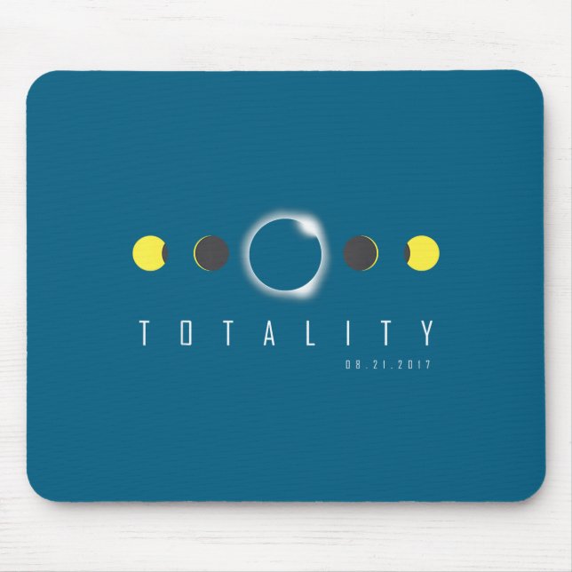 Total Eclipse 2017 Solar Eclipse Mouse Mat (Front)