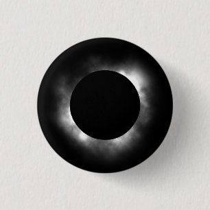 Total eclipse 3 cm round badge