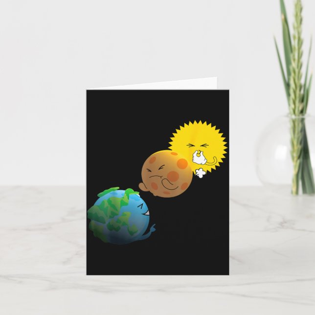 Total Eclipse April 8 Solar Card (Front)