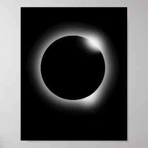 Total Eclipse Nerdy Science Lunar Solar Stem Gift Poster