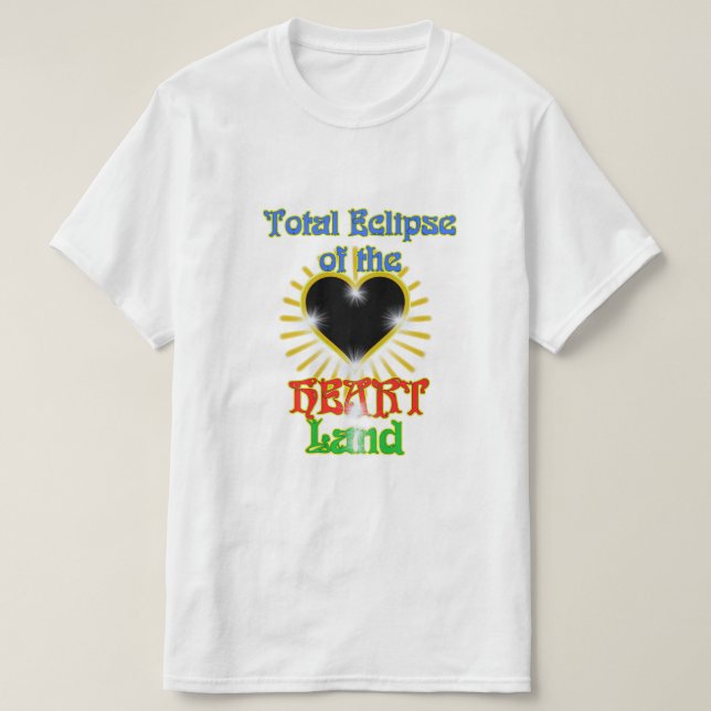 Total Eclipse of the Heart Land T-Shirt (Design Front)