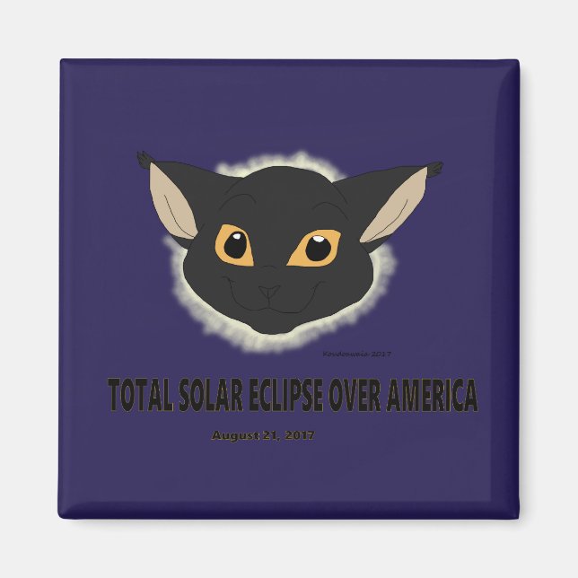 Total Eclipse Over America 2017 Magnet (Front)