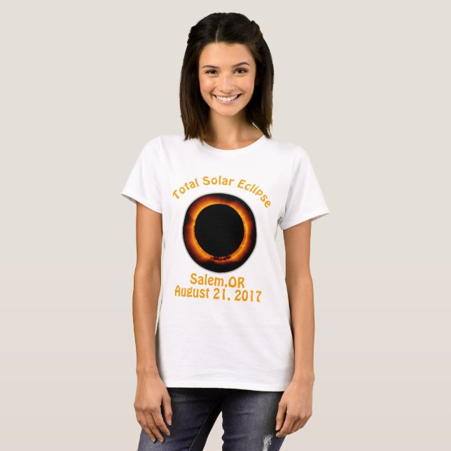 Total Eclipse Salem Oregon T-Shirt (Front Full)