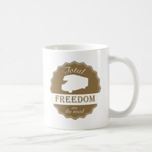 Total Freedom on the Road Class C RV Mug