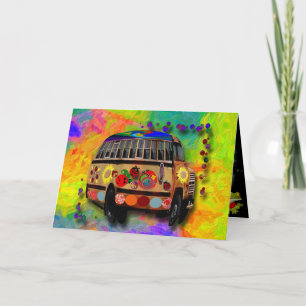 Total Hippie Birthday Card