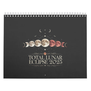 Total Lunar Eclipse 2025 Astronomy Northwest USA Calendar