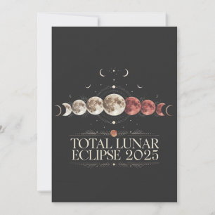 Total Lunar Eclipse 2025 Astronomy Northwest USA  Invitation