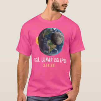 Total Lunar Eclipse 2025 Blood Moon March 14 Eclip T-Shirt