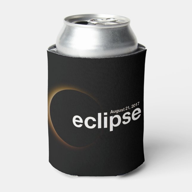 Total Solar 2017 Eclipse Can Cooler (Can Front)