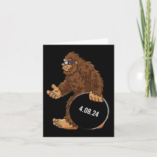 Total Solar Eclipse 04.08.2024 Bigfoot Fun Boys Gi Card