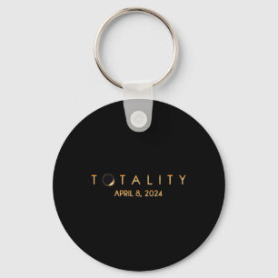 Total Solar Eclipse 04 08 2024 Totality  Key Ring