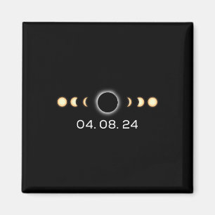 Total Solar Eclipse 04. 08. 2024 Totality Phases  Magnet