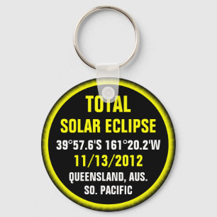 Total Solar Eclipse 11/13/2012 Key Ring