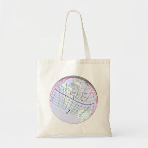 Total Solar Eclipse 2017 Global Path Tote Bag