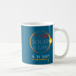 Total Solar Eclipse 2017 Illustration Coffee Mug