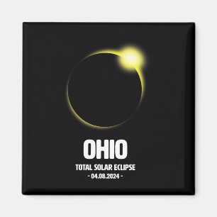 Total Solar Eclipse 2024 04.08.24 Ohio  Magnet