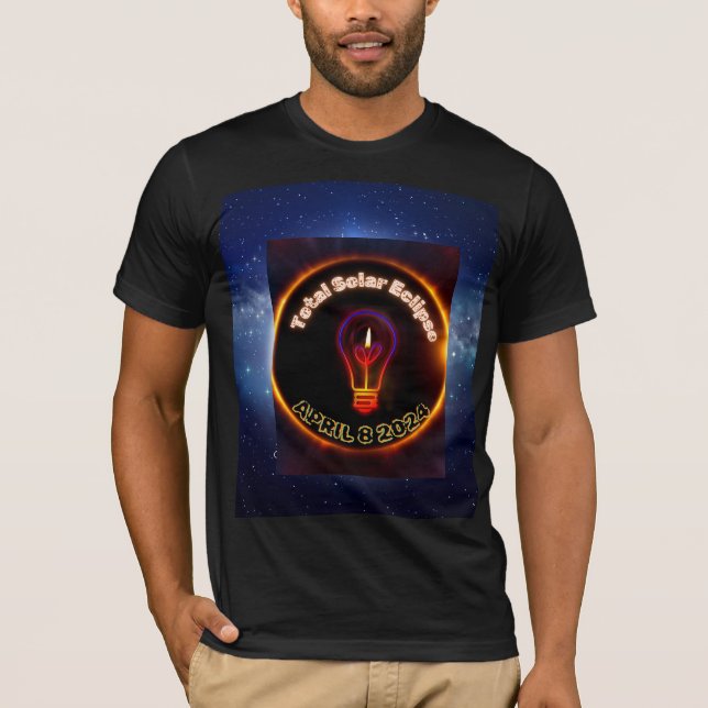Total Solar Eclipse 2024 Cleveland, Ohio T-Shirt (Front)