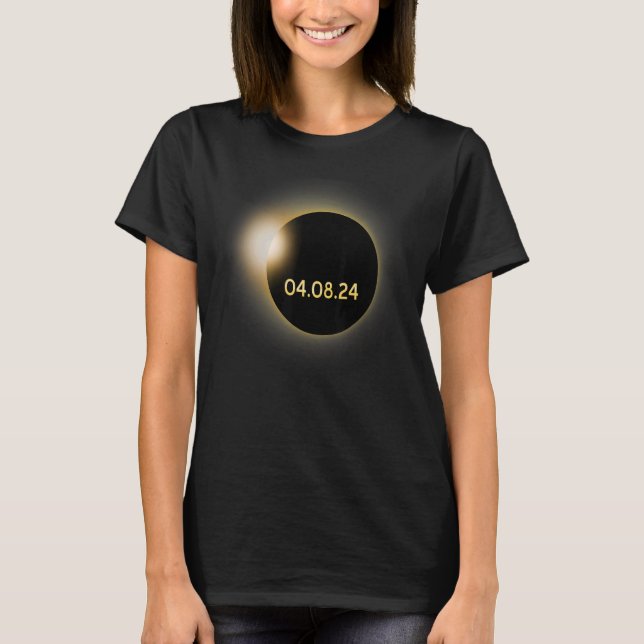 Total Solar Eclipse 2024 for Astronomy T-Shirt (Front)