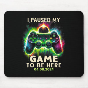 Total Solar Eclipse 2024 Gamer I Paused My Game To Mouse Mat